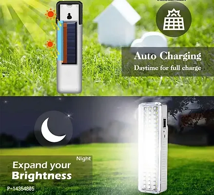 60 SMD  ( 62 S )  LED Light with Android Charging Support Rechargeable Lantern Emergency Light (62 White)-thumb3