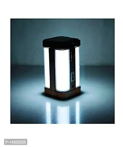 ( 35 N  )  4  SIDE  Hi-Bright Lantern with Solar and Rechargeable Electric Emergency Light 4tb-7(Multicolour)-thumb2