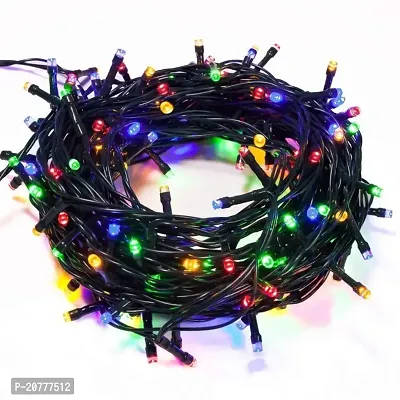 12MITER  Black MULTI COPPER Wire Fairy String Tree Twinkle/Ladi/Rice/Lady Lights 8 Modes for Diwali Christmas Party, Outdoor, Garden, Wedding, Home Decorati-thumb0
