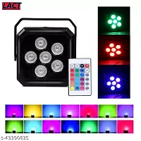 LACT ENTERPRISE DJ LED Par Flood Light with 12 LED for Diwali Christmas Home Disco Party Festival Lighting with Remote C-thumb2