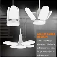 fan Blade 4 Leaf Foldable LED bulb with Angle Adjustable Home Ceiling Lights Home Decorations Pack Of 1-thumb3