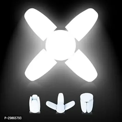 28-Watts B22 LED Bulb Decorative Fan Blade Foldable Cool White Light-thumb4