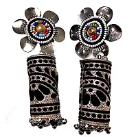 Proplady Silver Chandelier Terracotta Earrings German Silver Earrings|Antique Afghani Earring Set German Silver-thumb4