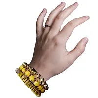 Proplady Bling Collection Charm Bracelet Set (Set of 3), Gold Toned Charm Bracelets for Girls  Women-thumb2