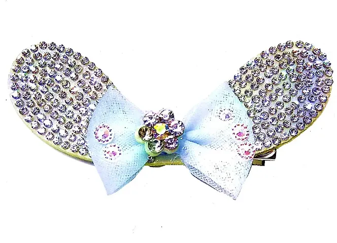 Proplady Rhinestones Embellished Butterfly Hair Pin/Hair Clip for Girls & Women|Wedding Hair Accessories|Designer Hair Accessories