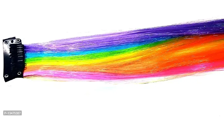 Proplady Party Combo (Set of 2) Stylish MultiColor  Blonde Hair Extensions Hair Stylers for Girls  Women|Girl Hair|Latest Hair-thumb3