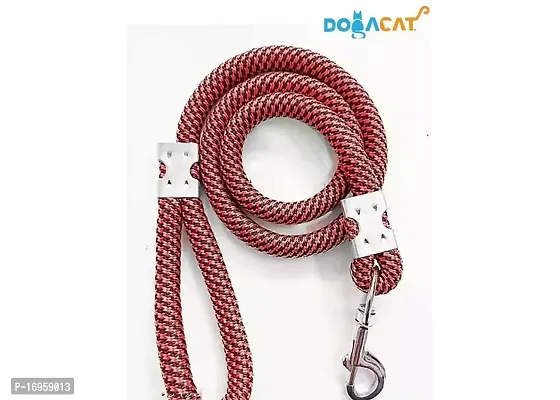Stylish Nylon Rope Dog Cord Training Leash For Medium Sized Dogs With Strong Hook