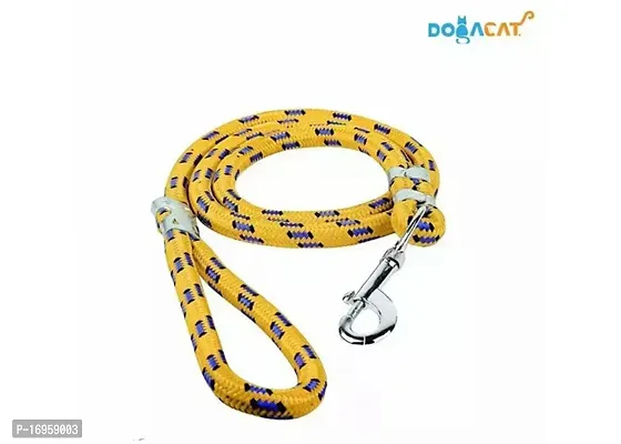 Stylish Nylon Rope Dog Cord Training Leash For Small To Medium Sized Dogs With Strong Hook Size, 12Mm-thumb0