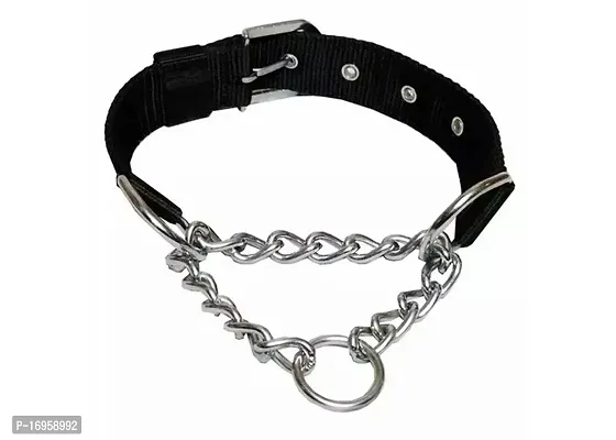 Dog Choke Pet Nylon Half Chain Collar Half Choker Stainless Steel Dogs Collars 1 Piece Size