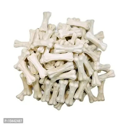 Rawhide Dog Chew Bone 3 Inches Pack of 25 Bones-thumb0