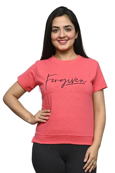 Women's Short top Casual Forgiven Printed Colours