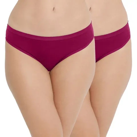 Briefsy Women Pack of 2 Blend Hispster Color Panty