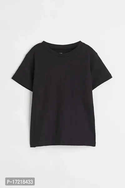 Kids Black Cute Comfy T-shirt-thumb2