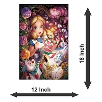 Barbie Cartoon Painting Poster Waterproof Sticker for Home-thumb2