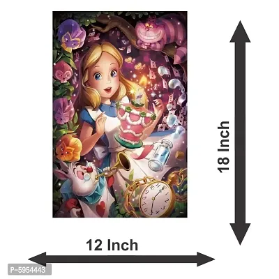 Barbie Cartoon Painting Poster Waterproof Sticker for Home-thumb3