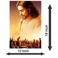 Jesus with People Wall Sticker Christian Religion Jesus Christ for Room House-thumb2