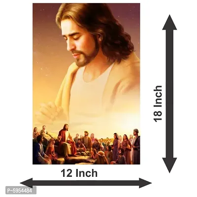 Jesus with People Wall Sticker Christian Religion Jesus Christ for Room House-thumb3