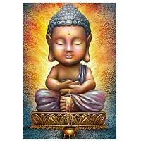 Lord Buddha Motivational Quote for Living Room Temple Room-thumb1