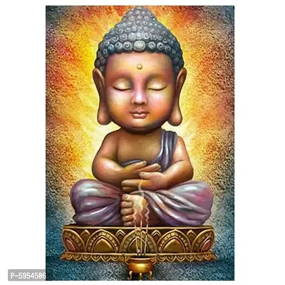 Lord Buddha Motivational Quote for Living Room Temple Room-thumb2