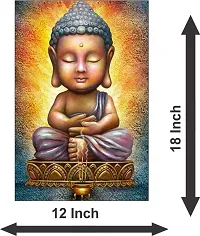 Lord Buddha Motivational Quote for Living Room Temple Room-thumb2