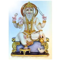 Lord Shree Vishkarma Ji God Wall Poster for Home Living Room Office-thumb1