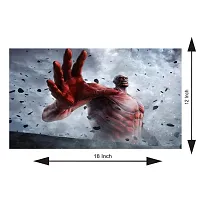 Voorkoms Attack on Titan Wall Sticker Poster for Living Bed Room Office Space-thumb2