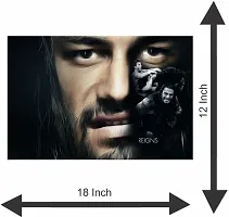 voorkoms Roman Reigns Waterproof Wall Sticker Poster wwe Wrestling 3D Wall Sticker Poster Medium Poster-thumb1