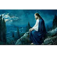 New Best Poster Jesus Gethsemane Garden Christian Gods PVC Poster For Living room,Bed Room , Kid Room, Guest Room Etc.(Pack of 1)-thumb1