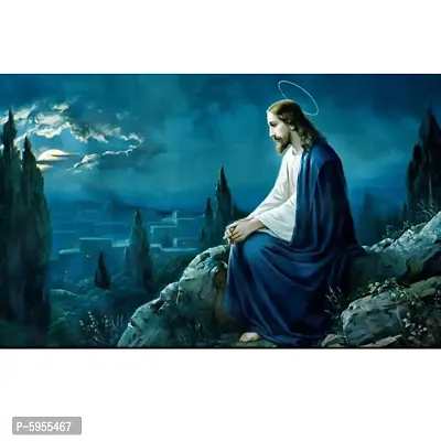 New Best Poster Jesus Gethsemane Garden Christian Gods PVC Poster For Living room,Bed Room , Kid Room, Guest Room Etc.(Pack of 1)-thumb2