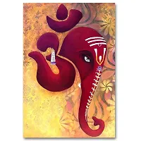 Red Ganesha Face Spritual for Living Room Home Wall sticker-thumb1