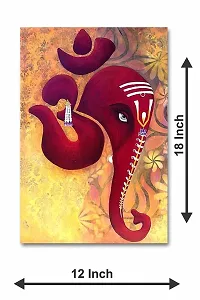 Red Ganesha Face Spritual for Living Room Home Wall sticker-thumb2
