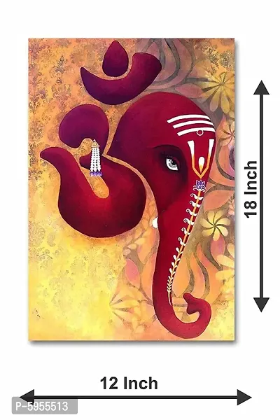 Red Ganesha Face Spritual for Living Room Home Wall sticker-thumb3