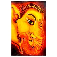 New Best Poster Design 'Modern Elegant Ganesha God' Wall Sticker (PVC Vinyl, 30.48 cm x 45.72 cm, Multicolour) For Living room,Bed Room , Kid Room, Guest Room Etc.(Pack of 1)-thumb1