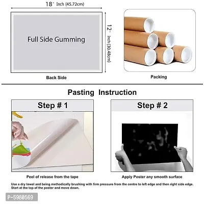 New PVC Good Habits Wall Sticker For Living Room , Bed Room , kid Room , Guest Room .(Size 12x18 Inch)  Best Poster Pack of 1.`-thumb5