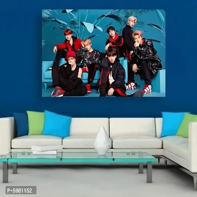 New PVC Famous Band Boys Vinayl Poster , Wall Sticker For Living Room , Bed Room , Guest Room .(Size 12x18 Inch)  Best Poster Pack of 1.-thumb0