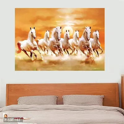 New PVC Horse Old Famous Vinayl Poster , Wall Sticker For Living Room , Bed Room , Guest Room .(Size 12x18 Inch)  Best Poster Pack of 1.-thumb3