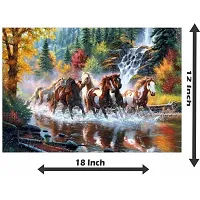 New PVC Horse New Design Famous Vinayl Poster , Wall Sticker For Living Room , Bed Room , Guest Room .(Size 12x18 Inch)  Best Poster Pack of 1.-thumb2