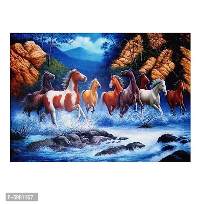 New PVC Horse New Design Vinayl Poster , Wall Sticker For Living Room , Bed Room , Guest Room .(Size 12x18 Inch)  Best Poster Pack of 1.-thumb3