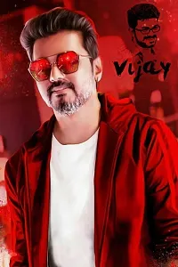 New PVC Vijay The Master Movie Poster , Wall Sticker For Living Room , Bed Room , Guest Room .(Size 12x18 Inch)  Best Poster Pack of 1.-thumb2