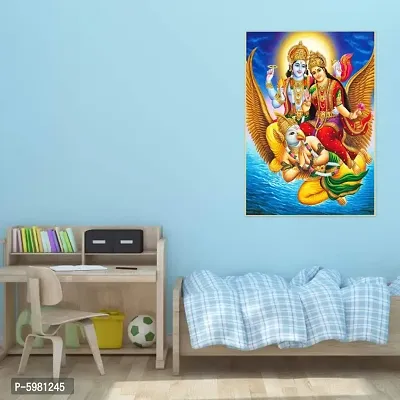 New PVC Garuda Dav Vinayl Poster , Wall Sticker For Living Room , Bed Room , Guest Room .(Size 12x18 Inch)  Best Poster Pack of 1.-thumb0