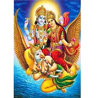 New PVC Garuda Dav Vinayl Poster , Wall Sticker For Living Room , Bed Room , Guest Room .(Size 12x18 Inch)  Best Poster Pack of 1.-thumb1