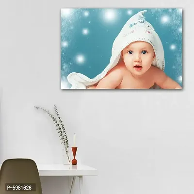 New PVC Cute Baby Vinayl Poster , Wall Sticker For Living Room , Bed Room , Guest Room .(Size 12x18 Inch)  Best Poster Pack of 1.