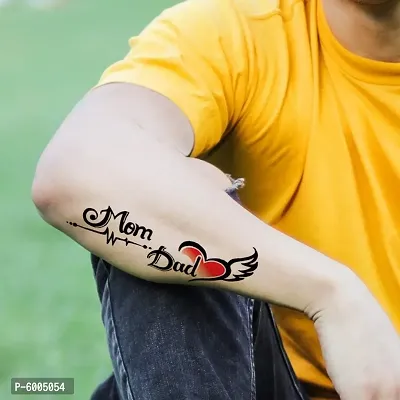 Voorkoms Mom Dad Temporary body Tattoo Waterproof For Girls Men Women-thumb2