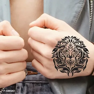 Voorkoms Angry Tiger Tattoo Men and Women  Temporary body Body Tattoo-thumb2