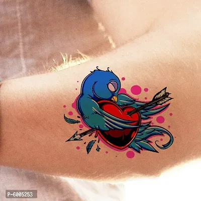 Voorkoms&reg; Birds Heart Tattoo Waterpoof Temporary body Body Tattoo