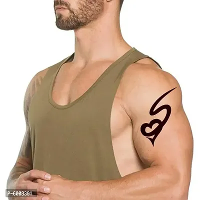 Voorkoms  S Starting Name Alphabet  Temporary body Tattoo Waterproof  For Girls Men Women-thumb0