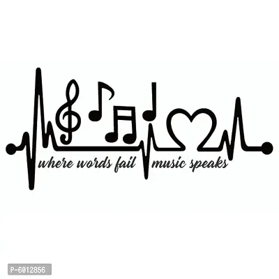 Music Symbol Body Temporary body Tattoo Waterproof For Girls Men Women  11x6 cm-thumb2