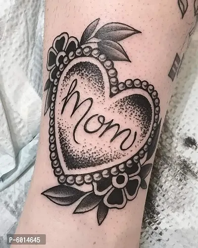 Mom with Heart Tattoo Design Men Women  Waterproof Temporary  Body Tattoo