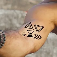 Triangle Tattoo Waterproof Men and Women Temporary Body Tattoo-thumb1