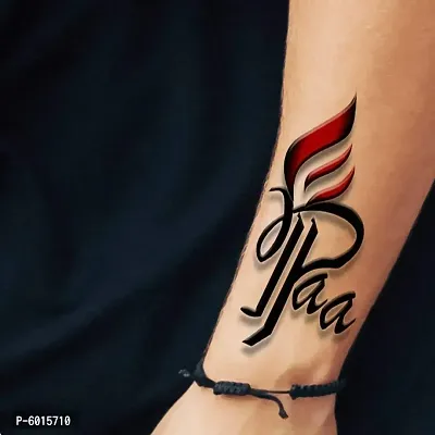 Maa Paa Tattoo Waterproof Men and Women Temporary Body Tattoo-thumb2